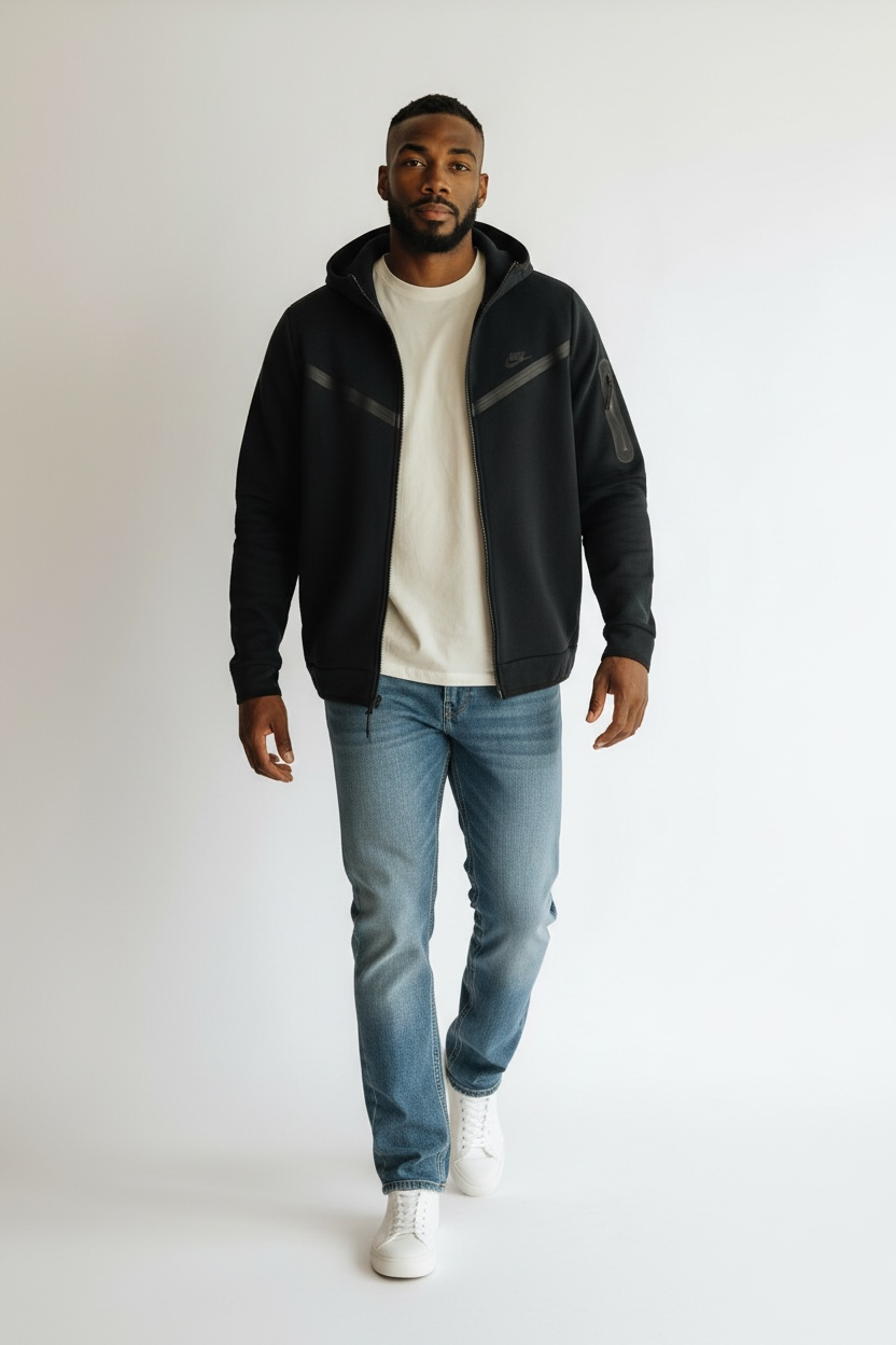 Nike Kapuzenjacke Herren – Tech Fleece mit Reißverschluss