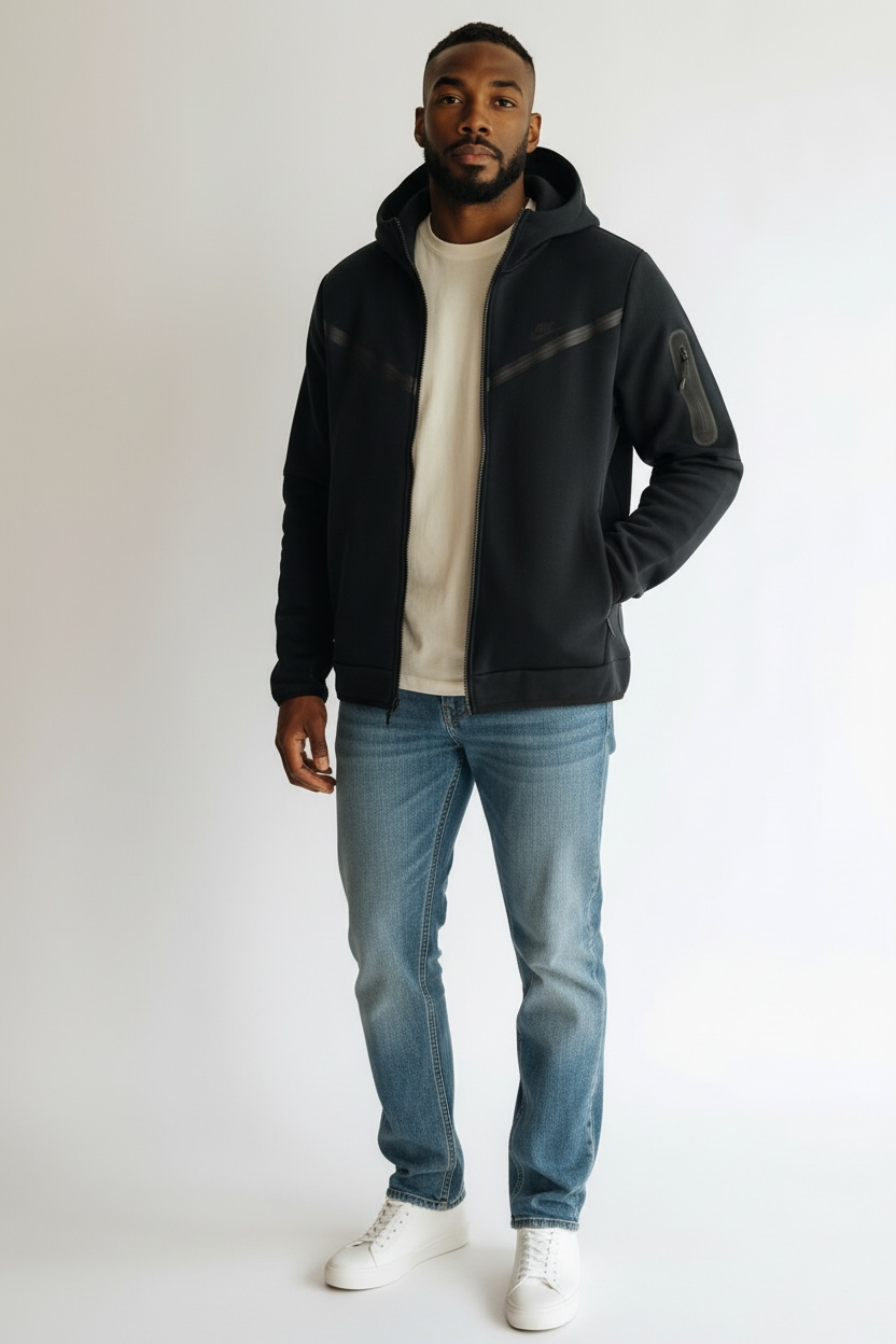 Nike Kapuzenjacke Herren – Tech Fleece mit Reißverschluss