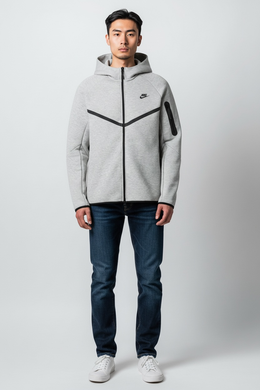 Nike Kapuzenjacke Herren – Tech Fleece mit Reißverschluss